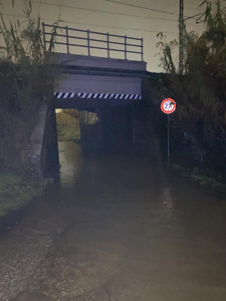 via Valdingole e Fossetto alla verifica di chiusura della strada