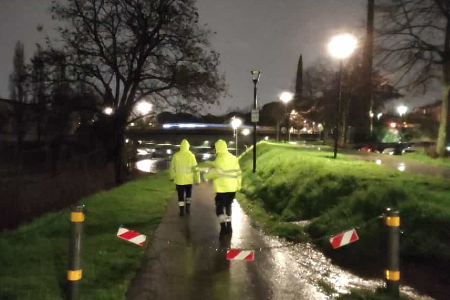 Pista ciclabile ponte Datini